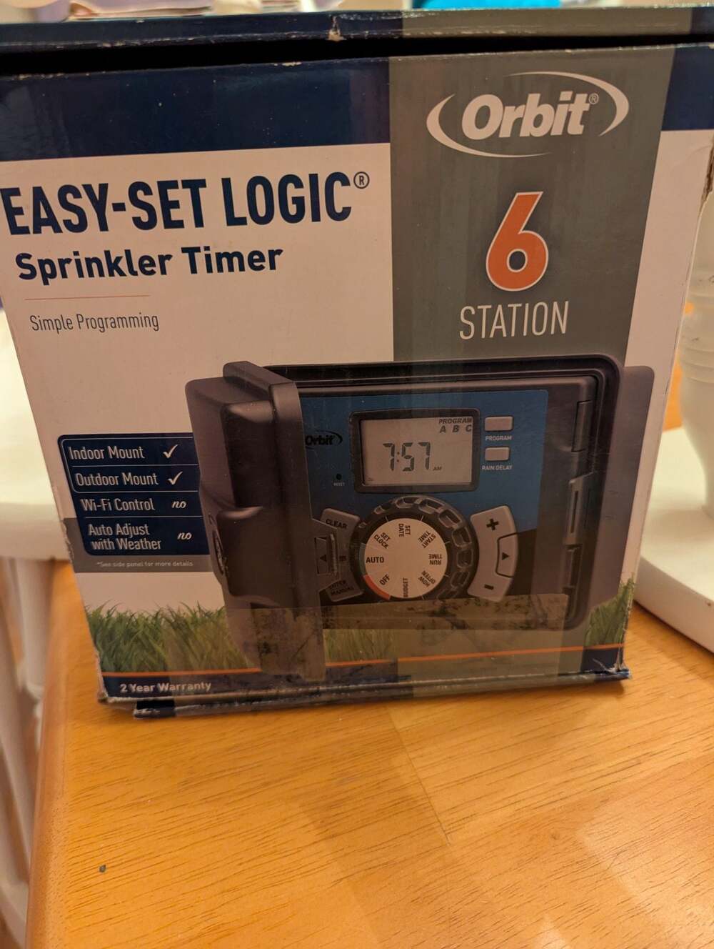 Orbit Easy-Set Logic 6-Station Indoor/Outdoor Sprinkler Timer